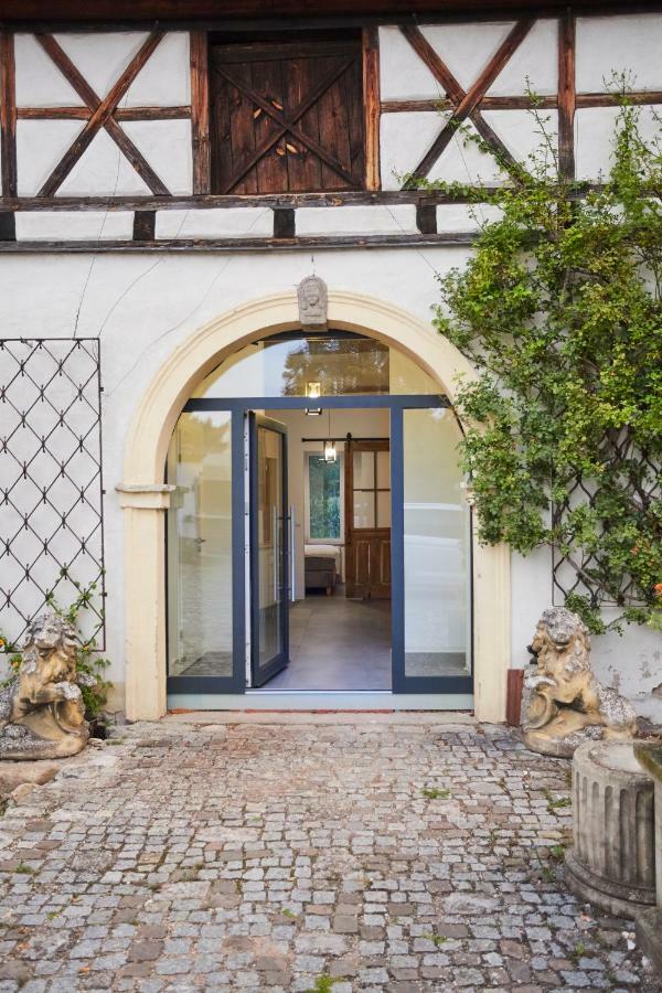 Obere Muehle - Scheunenwohnung Mitten Im Gruenen Baunach Esterno foto